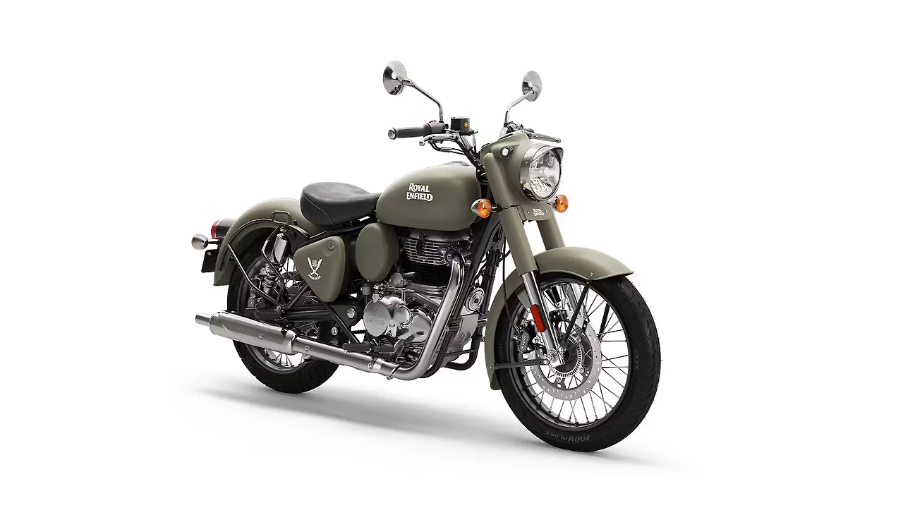 Royal Enfield Classic 350 Reborn Tubeless (2024) - Front Quarter View