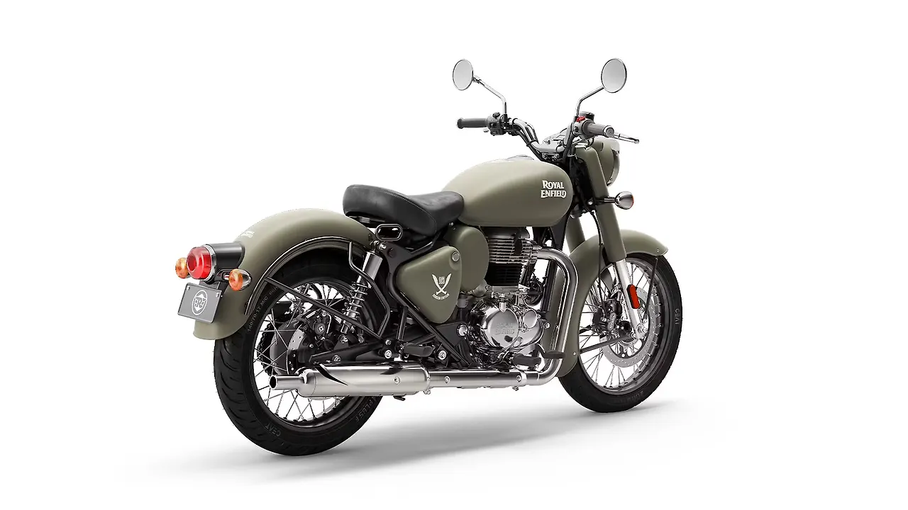 Royal Enfield Classic 350 Reborn Tubeless (2024) - Rear Classic Styling