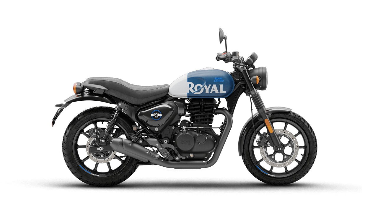 Royal Enfield Hunter 350 (2025) - Rebel Blue Variant