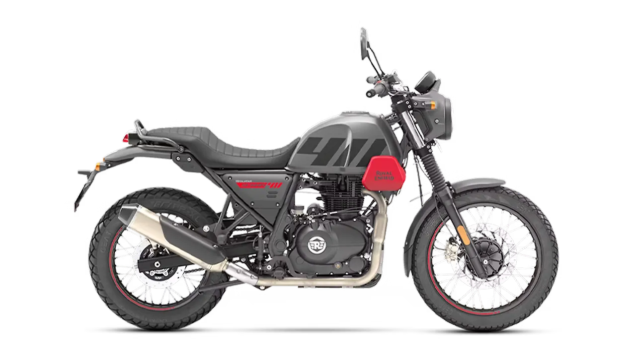 Royal Enfield Scram 411 (2024) - Side Studio Profile